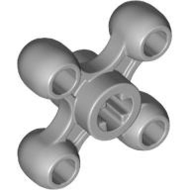 light bluish gray technic knob cog gear wheel with axle hole x orientation