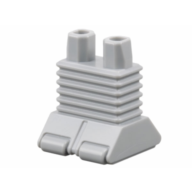 light bluish gray lower body robot ribbed with 4 rollers