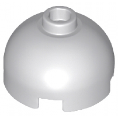 light bluish gray brick round 2 x 2 dome top