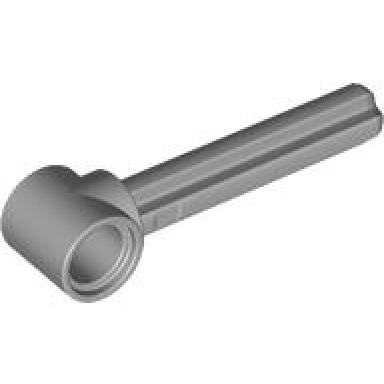 light bluish gray technic axle and pin connector hub with 3l axle