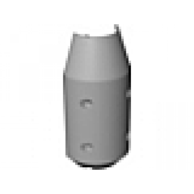 light bluish gray vehicle tipper drum 3 x 6 x 10 half with 4 pin holes