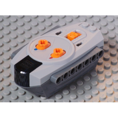 light bluish gray electric power functions 9v remote control unit with dark bluish gray bottom 58122c00 58135