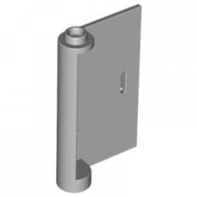light bluish gray door 1 x 3 x 4 right - open between top and bottom hinge