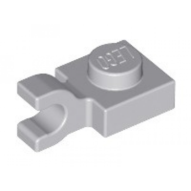 light bluish gray plate modified 1 x 1 with u clip horizontal grip