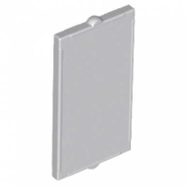 light bluish gray glass for window 1 x 2 x 3 flat front
