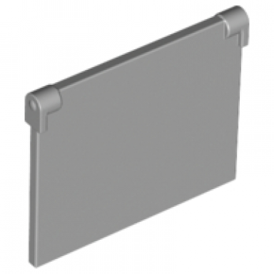 light bluish gray glass for window 1 x 4 x 3 - opening