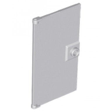 light bluish gray door 1 x 4 x 6 with stud handle