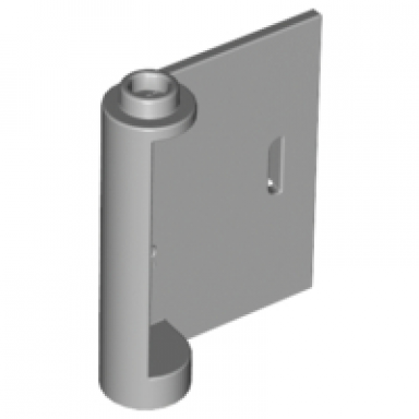 light bluish gray door 1 x 3 x 3 right - open between top and bottom hinge