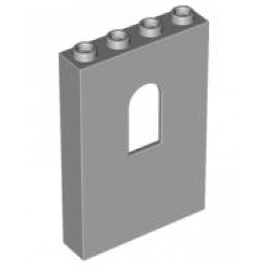 light bluish gray panel 1 x 4 x 5 wall with window