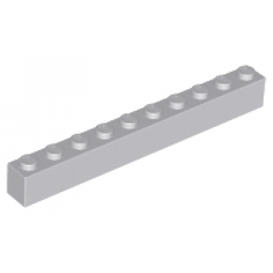 light bluish gray brick 1 x 10