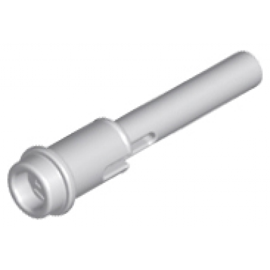 light bluish gray technic pin 1 2 with 2l bar extension flick missile