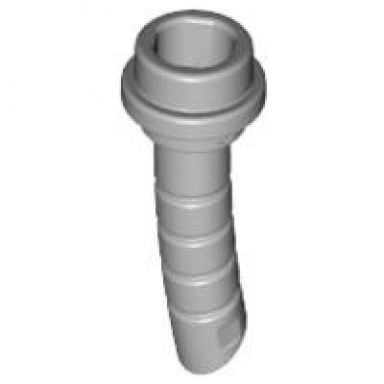 light bluish gray minifigure weapon lightsaber hilt short with ridges