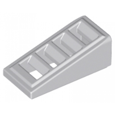 light bluish gray slope 18 2 x 1 x 2 3 with grille