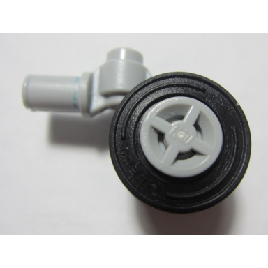 light bluish gray technic pin with dual wheels holder with light bluish gray wheels and black tires 61483 4624 59895