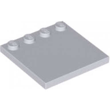 light bluish gray tile modified 4 x 4 with studs on edge