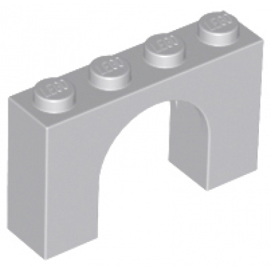 light bluish gray arch 1 x 4 x 2