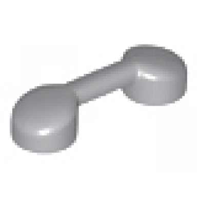 light bluish gray bar 1 x 3 with 2 stud receptacles radio handle telephone handset