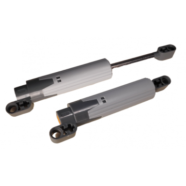 light bluish gray technic linear actuator with dark bluish gray ends type 1