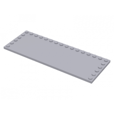 light bluish gray tile modified 6 x 16 with studs on edges