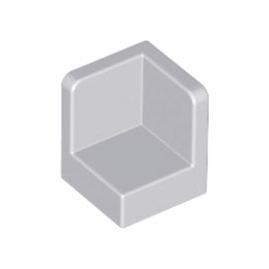 light bluish gray panel 1 x 1 x 1 corner