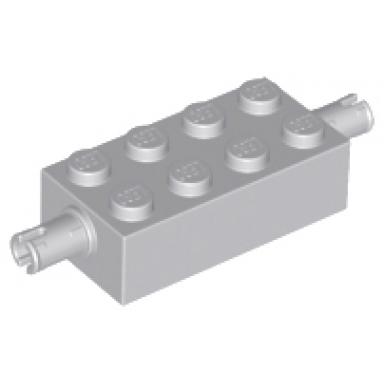 light bluish gray brick modified 2 x 4 with pins