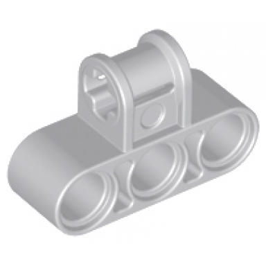 light bluish gray technic axle and pin connector perpendicular triple