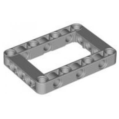 light bluish gray technic liftarm modified frame thick 5 x 7 open center