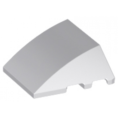 light bluish gray wedge 4 x 3 triple curved no studs