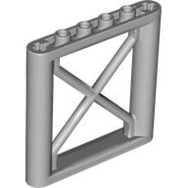 light bluish gray support 1 x 6 x 5 girder rectangular