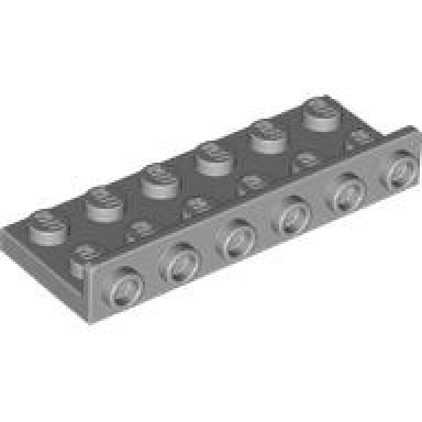 light bluish gray bracket 2 x 6 - 1 x 6 inverted