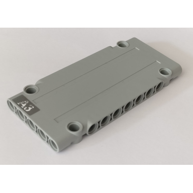 light bluish gray technic panel plate 5 x 11 x 1 with a3 pattern sticker - set 42082