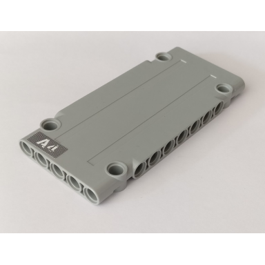 light bluish gray technic panel plate 5 x 11 x 1 with a4 pattern sticker - set 42082