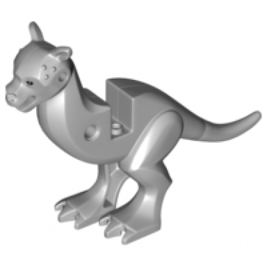 light bluish gray tauntaun body with legs and eyes pattern flexible tail