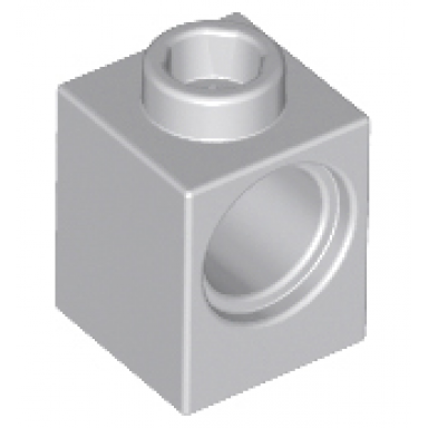 light bluish gray technic brick 1 x 1 with hole