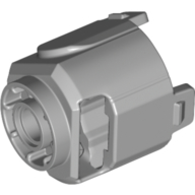 light bluish gray technic gear differential housing