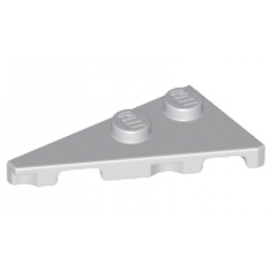 light bluish gray wedge plate 4 x 2 left pointed