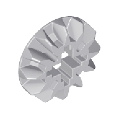 light bluish gray technic gear 12 tooth bevel