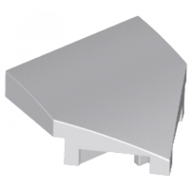 light bluish gray wedge 2 x 2 x 2 3 pointed
