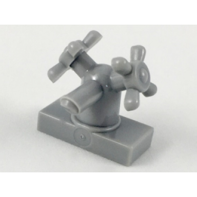 light bluish gray tap 1 x 2 with dual handles large sink faucet