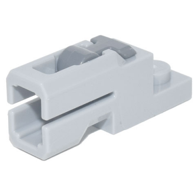 light bluish gray projectile launcher 1 x 2 mini blaster tile shooter with dark bluish gray trigger 69754 69755