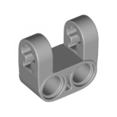 light bluish gray technic axle and pin connector perpendicular double split reinforced sides