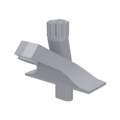 light bluish gray tap 1 x 2 spout