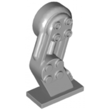 light bluish gray large figure leg left with black rotation joint pin