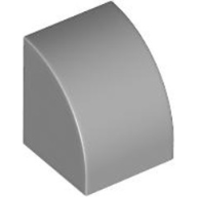 light bluish gray slope curved 1 x 1