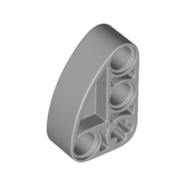 light bluish gray technic liftarm modified l-shape quarter ellipse thick 2 x 3