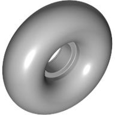 light bluish gray wheel wheelchair balloon 17.6 x 6.4 with technic pin hole
