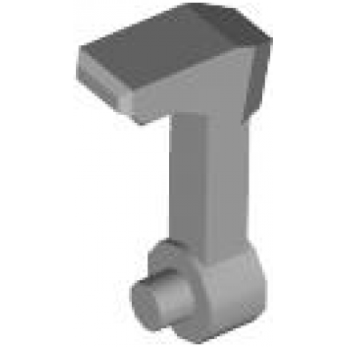 light bluish gray minifigure helmet antenna rangefinder with squared shaft for helmet sw clone trooper with holes