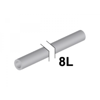 light bluish gray hose rigid 3mm d 8l 6.4cm