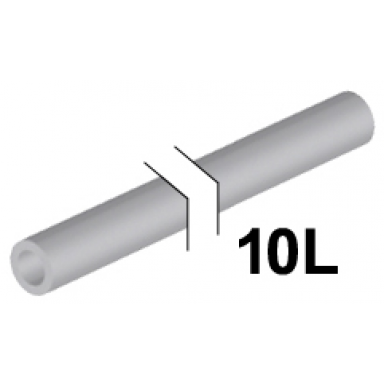 light bluish gray hose rigid 3mm d 10l 8.0cm