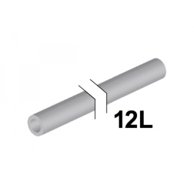 light bluish gray hose rigid 3mm d 12l 9.6cm